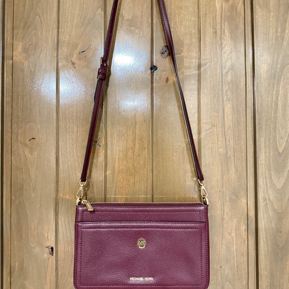 Michael Kors Wine Red Crossbody Bag